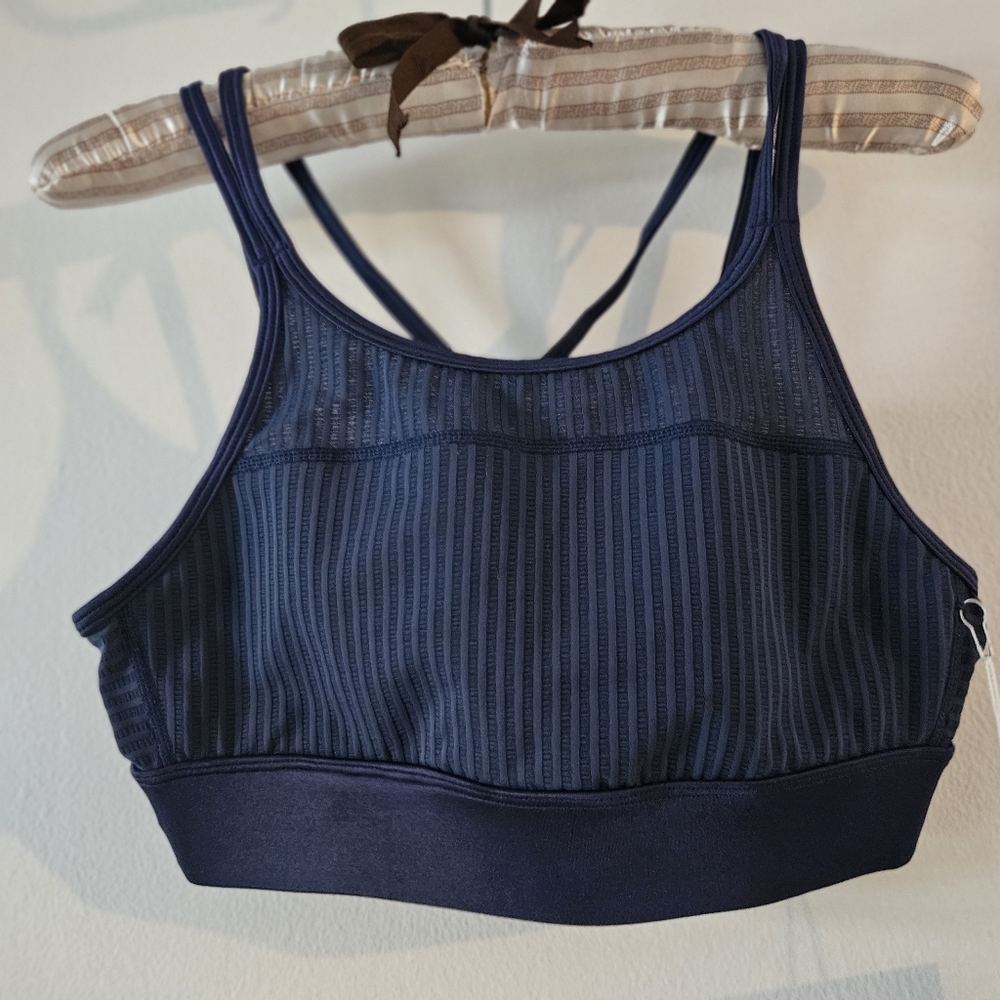 Alala Blue Mirage Cami Sports Bra with Racerback